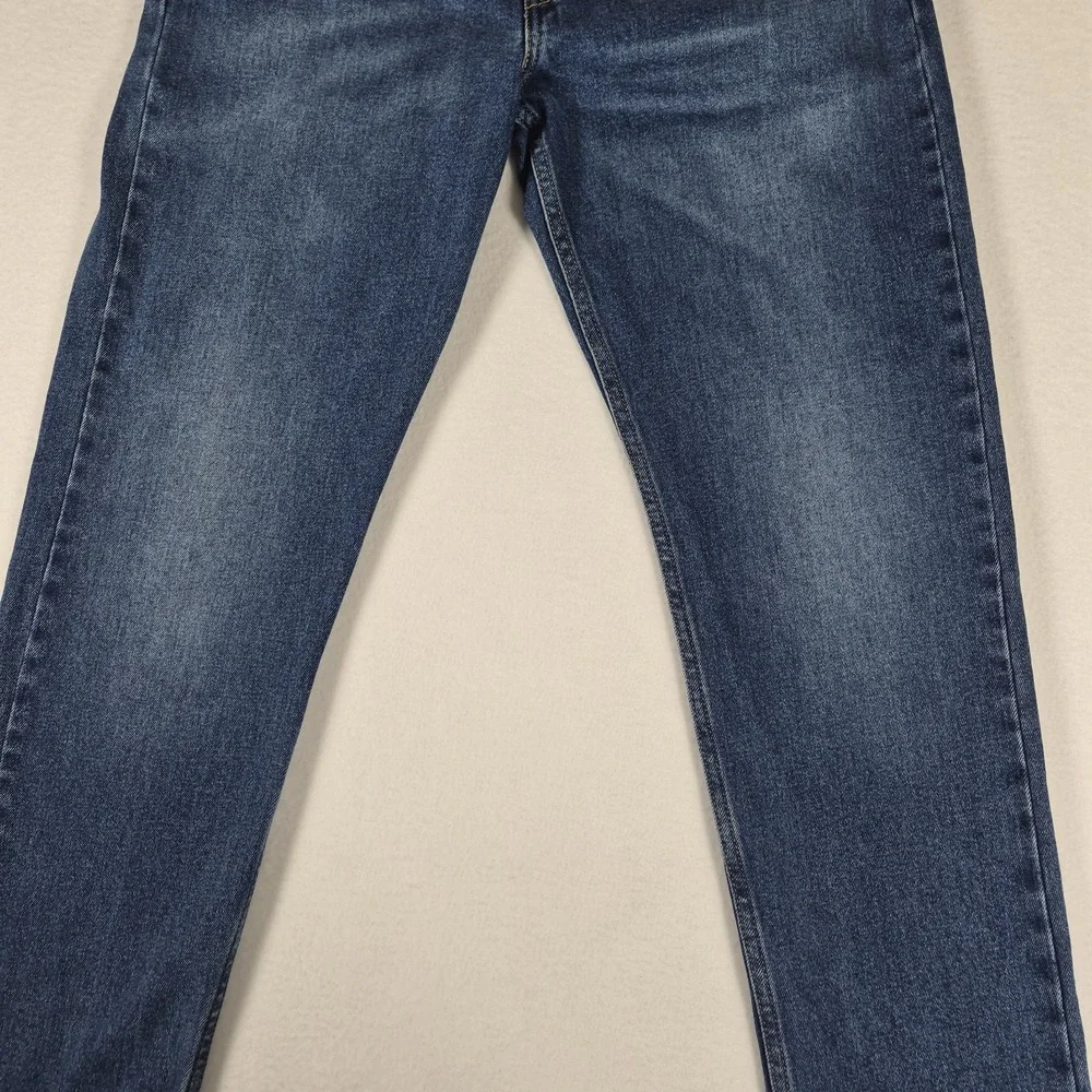 Levi's 512 Blue Jeans Men's Size 32x32 Slim Taper Mid-Wash Stretch Denim Casual